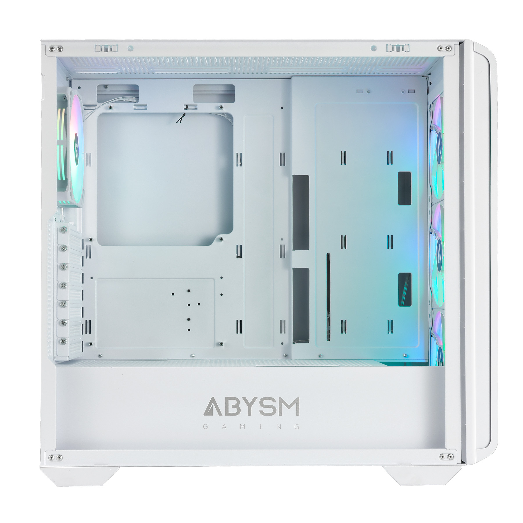 La revolucionaria Caja ATX KAMP BX 300 redefine la experiencia de construcción de PC con sus innovadoras características. Esta caja ofrece un diseño elegante y moderno que combina sobriedad con un toque de color gracias a los cuatro ventiladores ARGB que, al girar, añaden un dinamismo único.