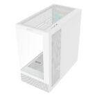 La DANUBE SAVA H400 Prime es una caja gaming de alta calidad que destaca por su amplio espacio interno, perfecto para albergar componentes de alto rendimiento. Con capacidad para tarjetas gráficas de hasta 410 mm de longitud y una altura máxima de refrigeración de la CPU de 180 mm, esta caja te brinda la libertad de elegir los componentes más potentes del mercado.
