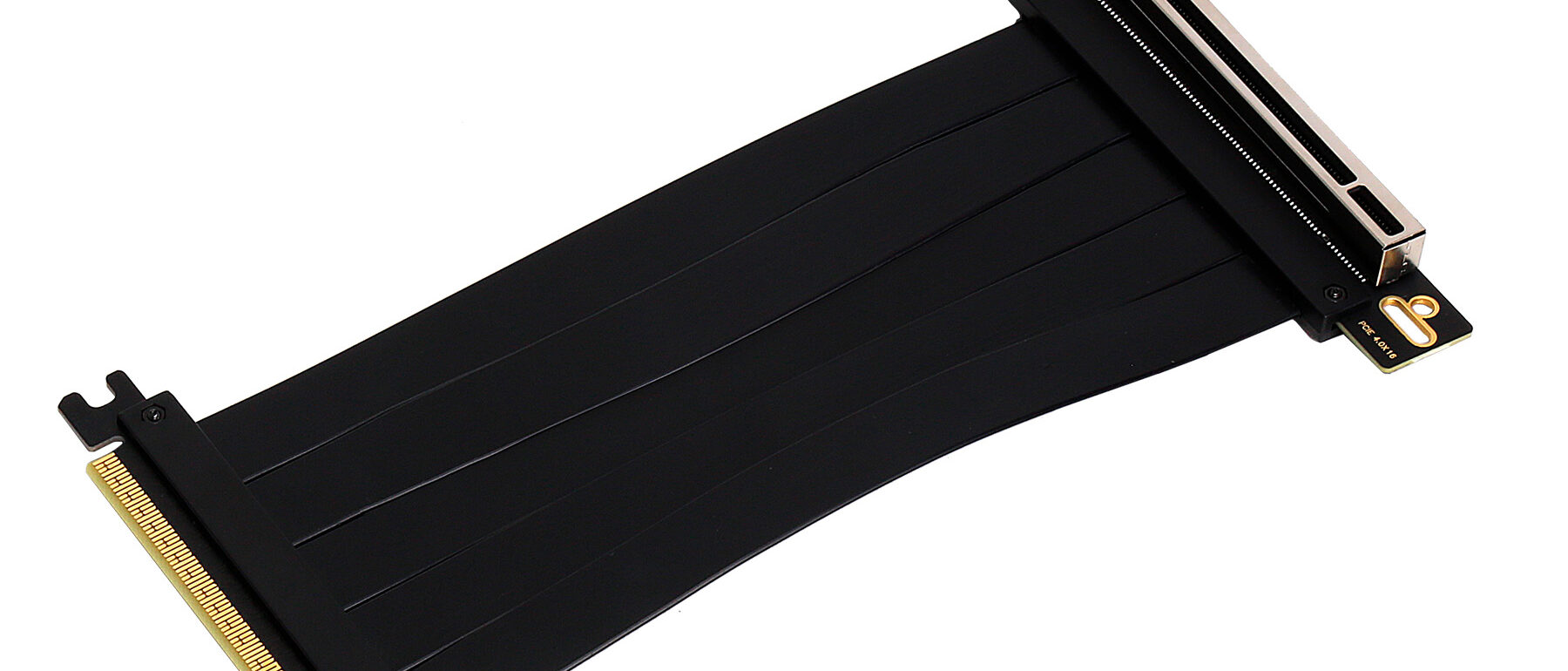 Cable de extensión Riser PCIe 4.0 x16 flexible Negro